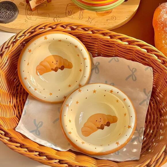 Adorable Cute Fruit Ceramic Dip Bowls – Sauce, Condiments Plates set of 4 - Picture 3 of 6